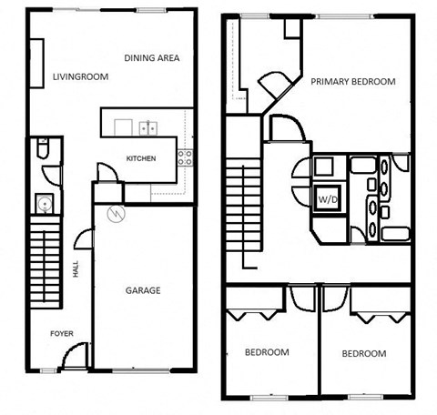 a blueprint of a floor plan of a house